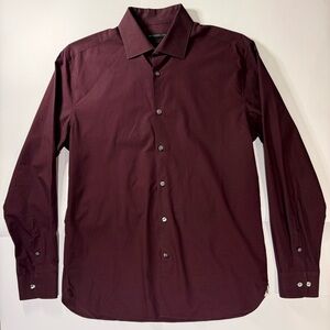 EUC John Varvatos USA burgundy shirt